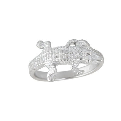 Textured Lizard Ring (Silver) Lucky Diamond New York