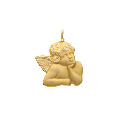 Thoughtful Baby Angel Pendant (14K) Lucky Diamond New York