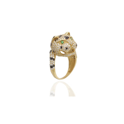 Tiger Iced-Out CZ Ring (14K)