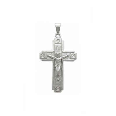 Crucifix Pendant (14K) front - Lucky Diamond - New York