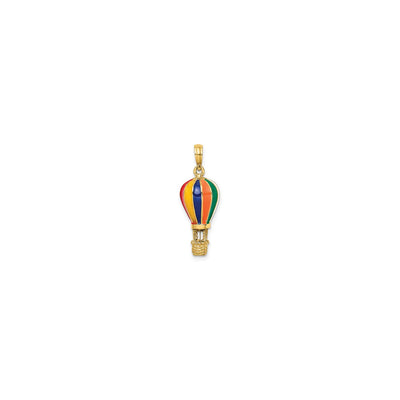Colorful Hot Air Balloon Pendant (14K) front - Lucky Diamond - New York