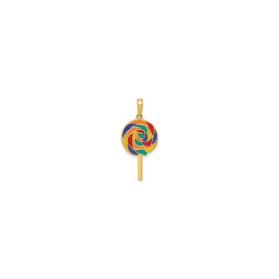 Colorful Lollipop Pendant (14K) front - Lucky Diamond - New York