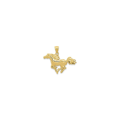 Dashing Horse Pendant (14K) front - Lucky Diamond - New York