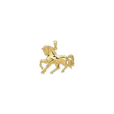 Galloping Horse Pendant (14K) front - Lucky Diamond - New York