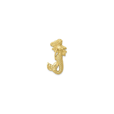 Horizon-Gazing Mermaid Pendant (14K) front - Lucky Diamond - New York