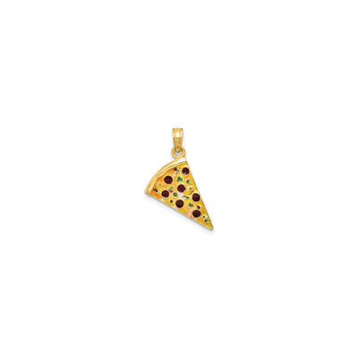 Pizza Slice Pendant (14K) front - Lucky Diamond - New York