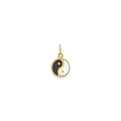 Reversible Yin Yang Pendant (14K) front - Lucky Diamond - New York