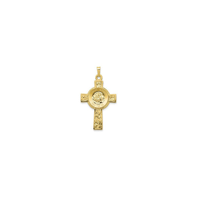 Saint Anthony Cross Pendant (14K) front - Lucky Diamond - New York
