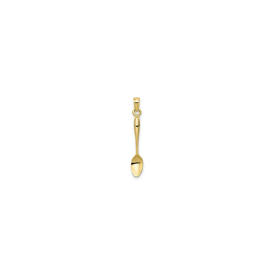 Table Spoon Pendant (14K) front - Lucky Diamond - New York