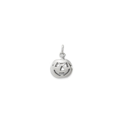 Jack-O'-Lantern Pendant (Silver) front - Lucky Diamond - New York