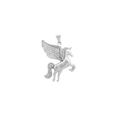 Winged Unicorn CZ Pendant (Silver) Lucky Diamond New York