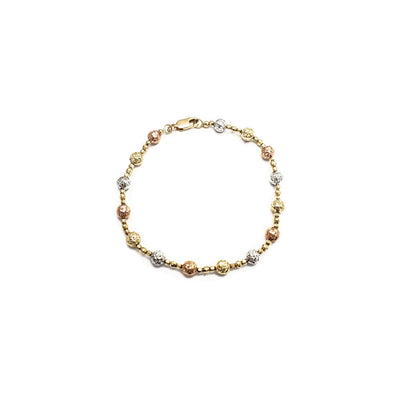 Tricolor Ball Bracelet (14K) - Lucky Diamond