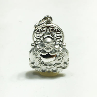 Buddha Pendant (Fine Silver) - Lucky Diamond