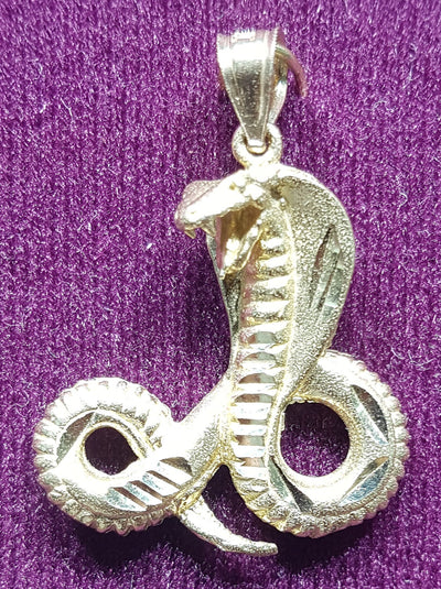 Cobra Pendant 14K - Lucky Diamond