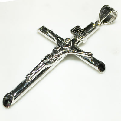 Crucifix Pendant (Silver) - Lucky Diamond