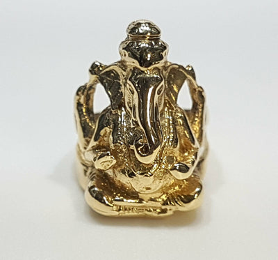 Ganesha Ring 14K Ganapati Vinayaka - Lucky Diamond