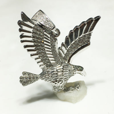 Hawk CZ Pendant (Silver) - Lucky Diamond - New York