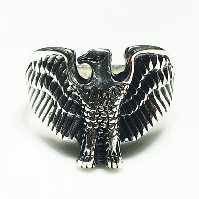 Antique Hawk Ring (Silver) - Lucky Diamond