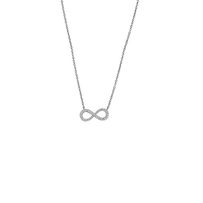 Infinity Necklace (Silver) - Lucky Diamond