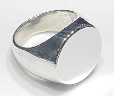 Signet Ring Silver - Lucky Diamond