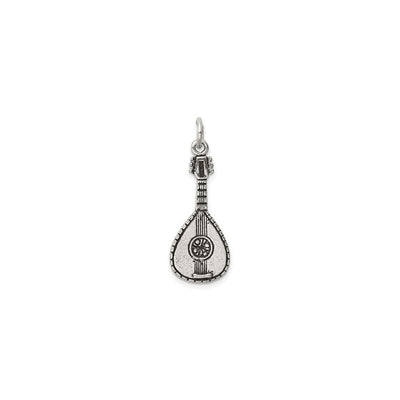Antique Mandolin Pendant (Silver) front - Lucky Diamond - New York