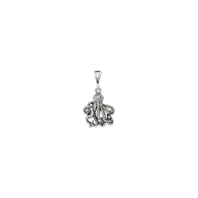 Antiqued Octopus Pendant (Silver) front - Lucky Diamond - New York