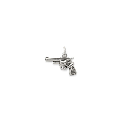 Antiqued Pistol Pendant (Silver) front - Lucky Diamond - New York