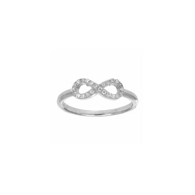 Icy Infinity Stackable Ring (Silver) main - Lucky Diamond - New York