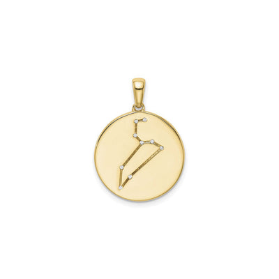 Leo Zodiac Constellation Medal (Silver) main - Lucky Diamond - New York
