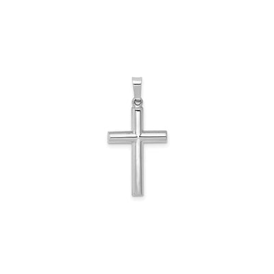 Lightweight Latin Plain Cross Pendant (Silver) front - Lucky Diamond - New York