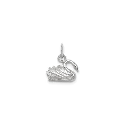 Swan Pendant (Silver) front - Lucky Diamond - New York