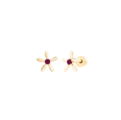 Starfish Stud Earrings (14K) - Lucky Diamond