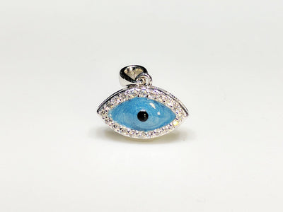 Evil Eye Mini Pendant Silver - Lucky Diamond